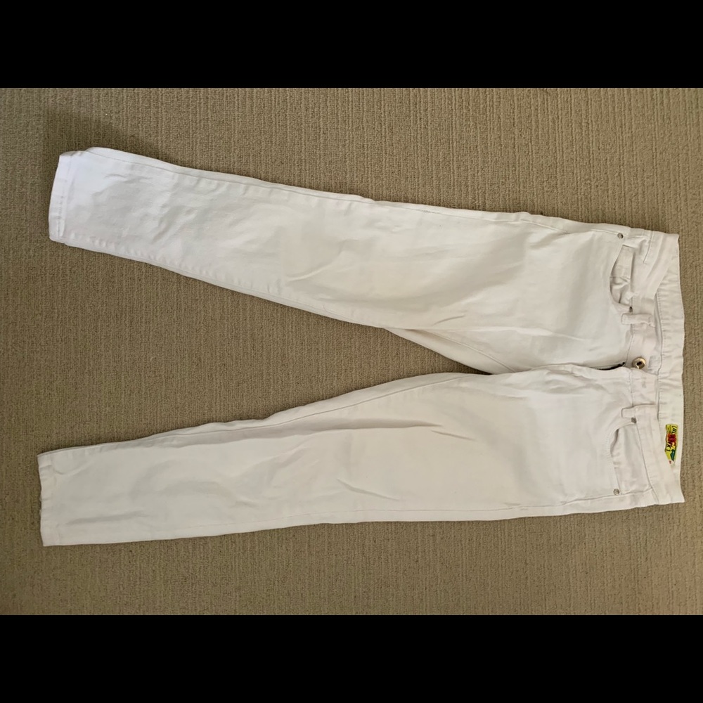 White jeans